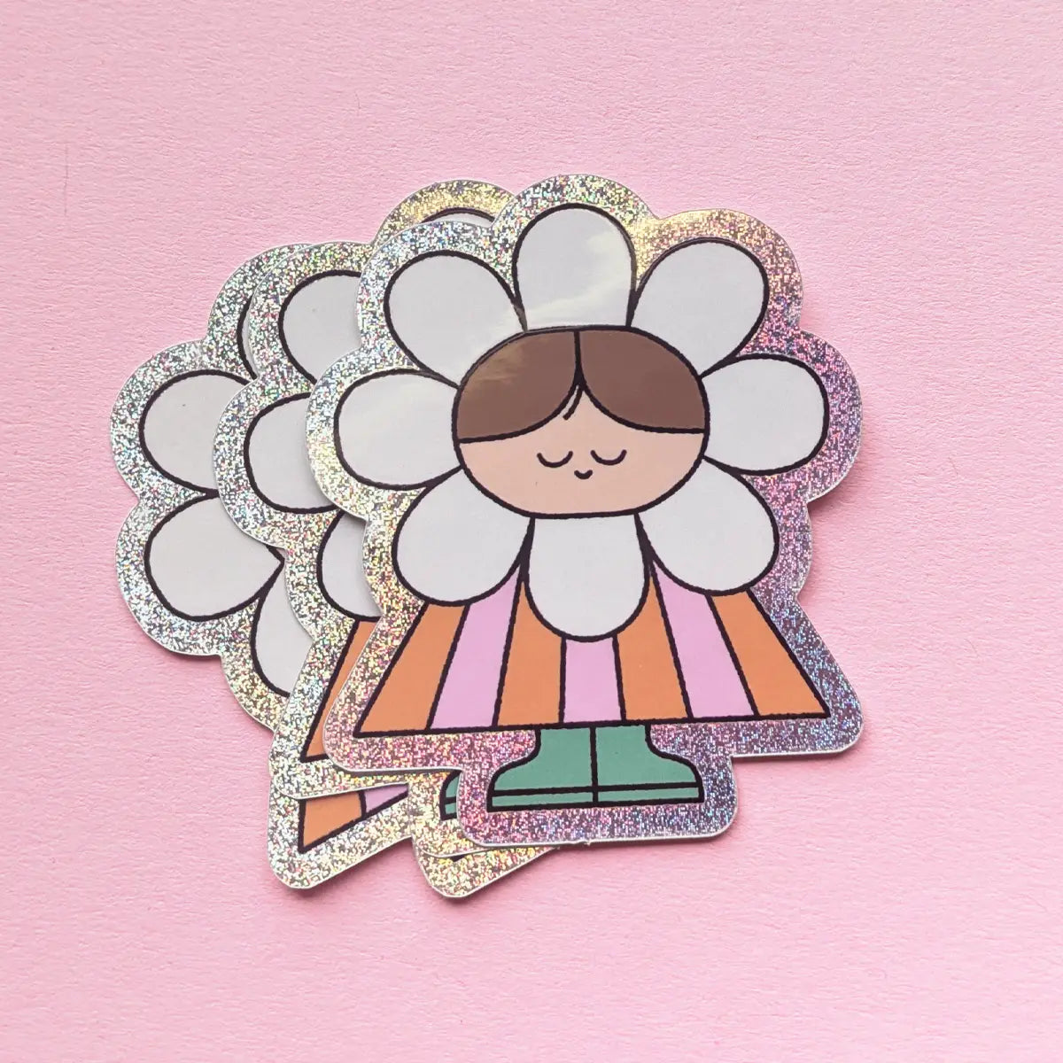 Vinyl-Aufkleber, Kleiner Blumenfreund-Aufkleber