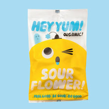 Load image into Gallery viewer, HEY YUM! &#39;&#39;Sour Flower&#39;&#39; Organic Fruit Gums, 100g
