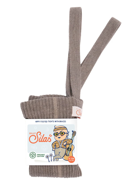 Silly Silas Hippy Strumpfhosen mit Füßen ''Cocoa Blend'', Verschiedene