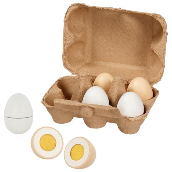 Wooden Play Eggs Set