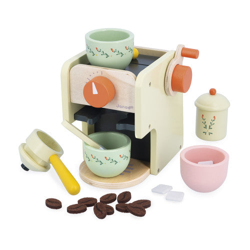 Wooden Coffee Maker Play Set