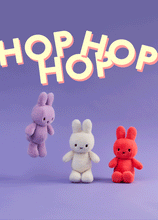 Lade das Bild in den Galerie-Viewer, Miffy Eco Fuzzy Flieder 18 cm Plüschtier
