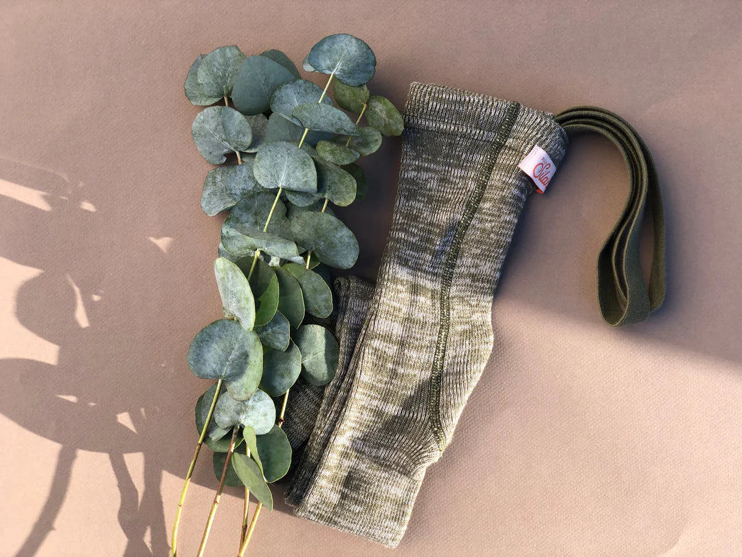 Footless Tights  ''Creamy Olive''