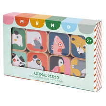 Load image into Gallery viewer, Wooden Memory Game &#39;&#39;Animal Memo&#39;&#39;
