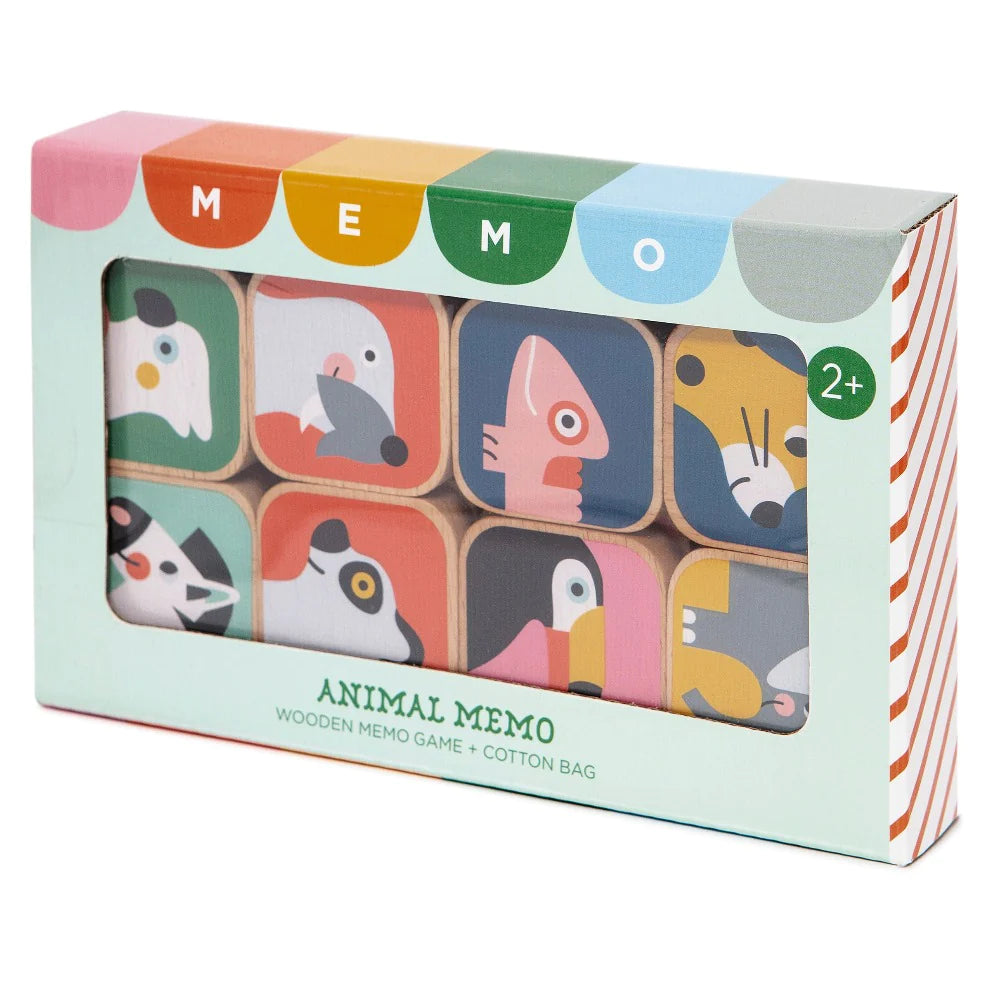 Wooden Memory Game ''Animal Memo''