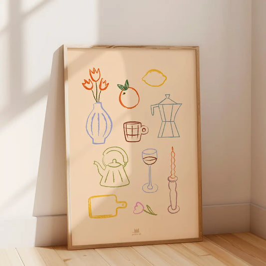50 x 70 Poster, Die Poesie der Dinge