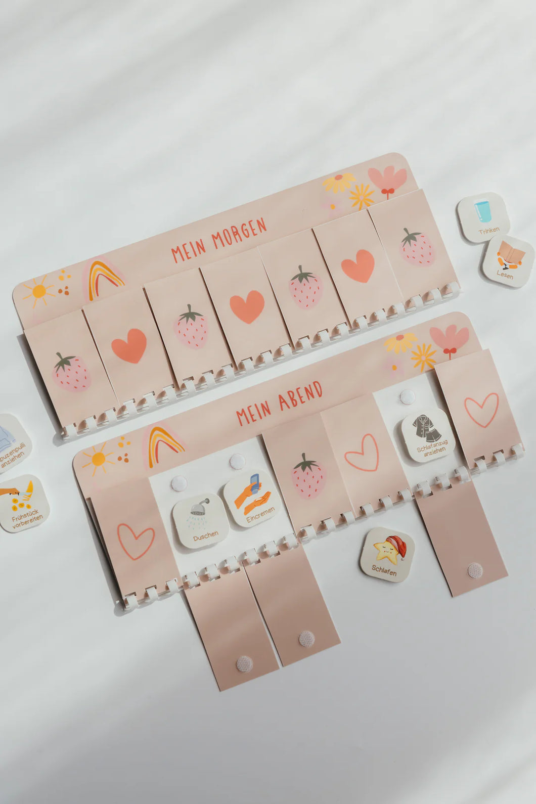 Routine-Planer für Kinder inkl. Symbole, Liebe