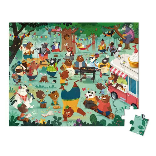 54-teiliges Puzzle „Bärenfamilie“
