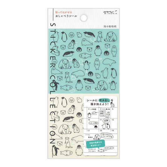 Japanese Stickers, Sea Creature