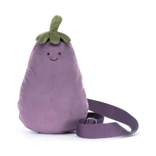 Jellycat Amuseables Auberginen Bauchtasche