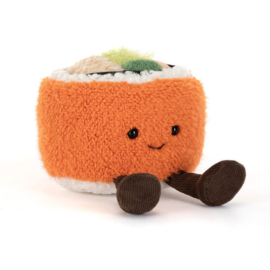 Jellycat Amuseables Codhi Kalifornische Rolle, Kuscheltier