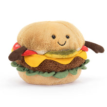 Lade das Bild in den Galerie-Viewer, Jellycat &#39;&#39;Amuseables Burger&#39;&#39; Plüschtier
