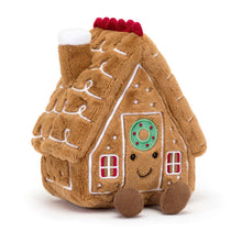 Lade das Bild in den Galerie-Viewer, Jellycat &#39;&#39;Amuseables Lebkuchenhaus&#39;&#39; Kuscheltier
