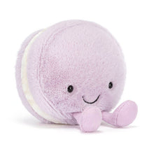 Lade das Bild in den Galerie-Viewer, Jellycat ''Amuseables May Macaron (Lavendel)'' Kuscheltier
