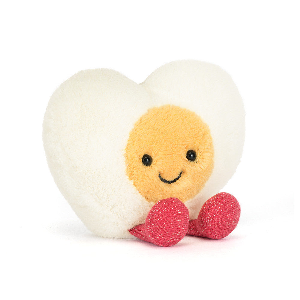Jellycat ''Amuseables Herz gekochtes Ei'' Plüschtier