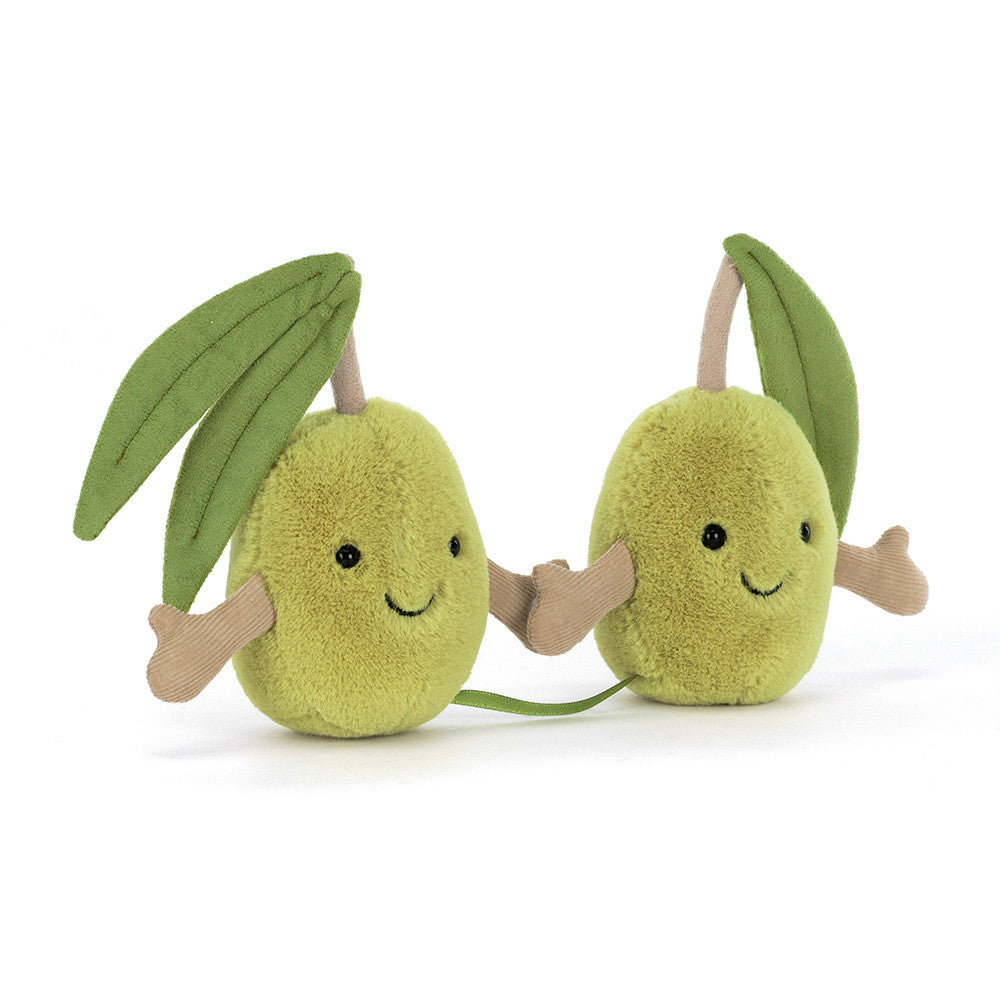 Jellycat ''Amuseables Paar Oliven'' Kuscheltier