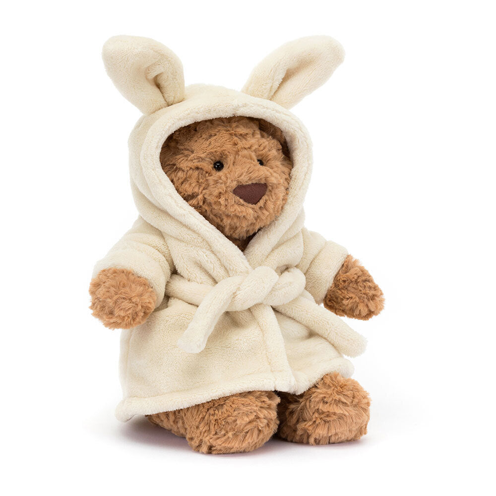 Jellycat Bartholomew Bear Bathrobe Outfit, Soft Toy