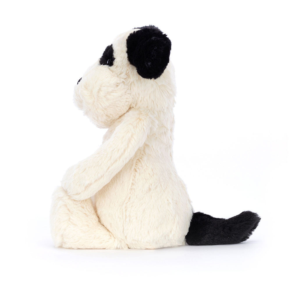 Jellycat Bashful Rufferty Black & Cream Puppy Original, Soft Toy