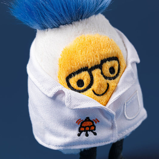 Jellycat Amuseables Gekochtes Ei Wissenschaftler Outfit, Kuscheltier