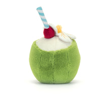 Lade das Bild in den Galerie-Viewer, Jellycat &#39;&#39;Amuseables Aruba Kokosnuss&#39;&#39; Kuscheltier
