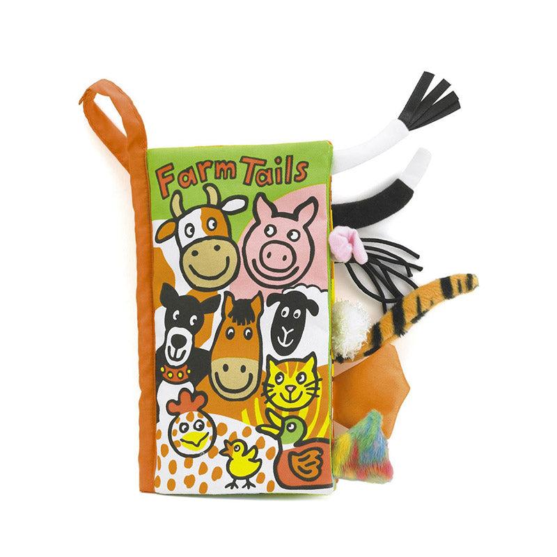 Jellycat Soft Baby Book ''Farm Tails''
