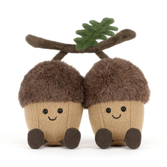 Jellycat Amuseables Ort & Tum Eicheln, Kuscheltier