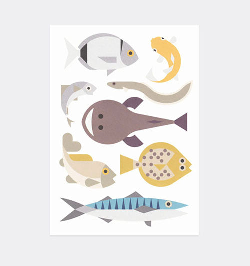 Postkarte „Fisch“.