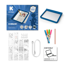 Load image into Gallery viewer, LED Drawing Board - K-Draw Manga Pro Blue
