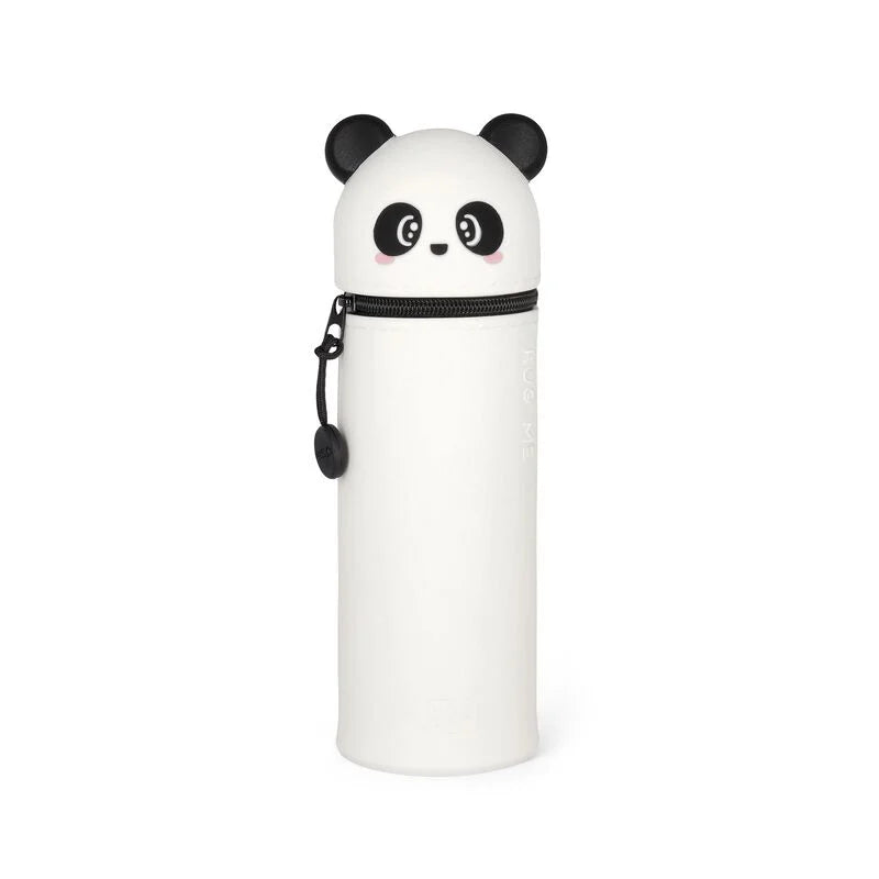 2-in-1 Soft Silicone Pencil Case, Panda