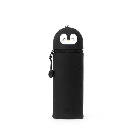 2-in-1 Weiches Silikon Legami Federmäppchen, Pinguin