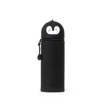 Load image into Gallery viewer, 2-in-1 Soft Silicone Legami Pencil Case, Penguin
