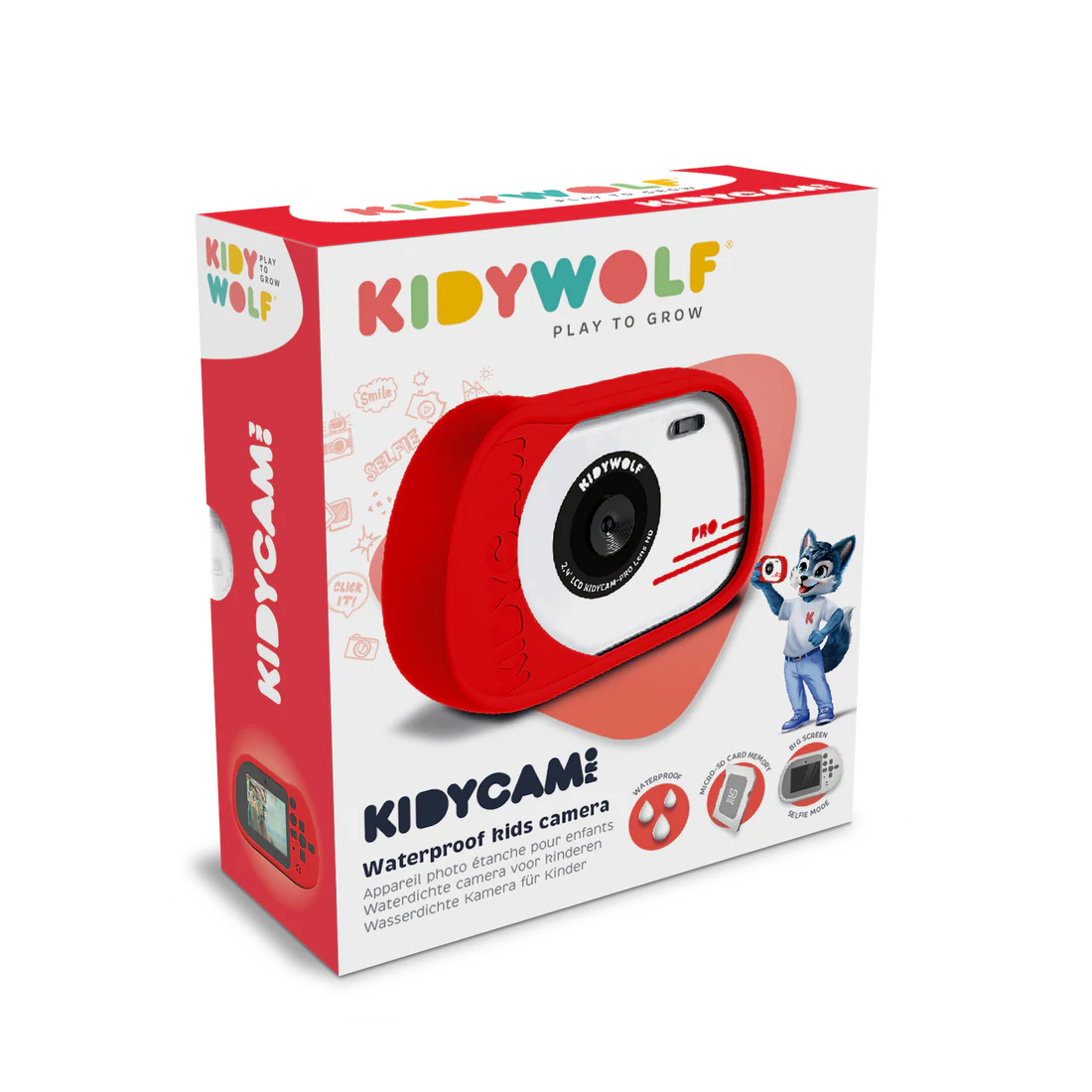 Kidywolf Digital Camera, Red