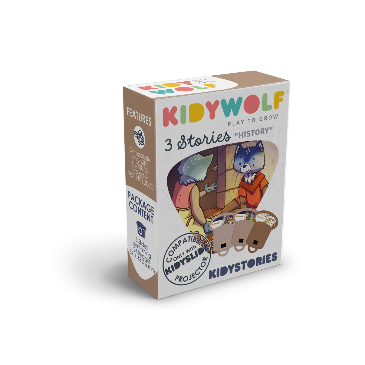 Kidywolf Projektor-Folien, Geschichte