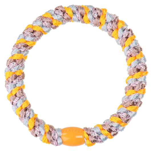 Kknekki Haarband ''Hellrosa Orange Glitzer''