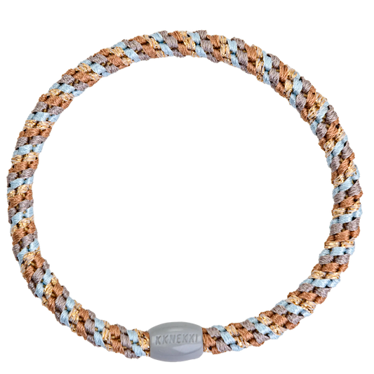 Kknekki Haargummi, Schlank Mix Nougat Babyblau