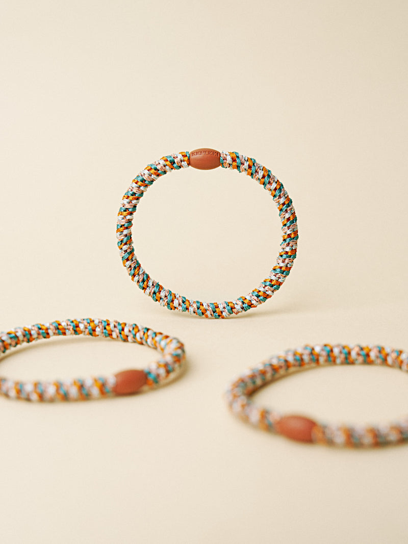 Kknekki Hair Tight, Slim Mix Terracotta Teal Stripe