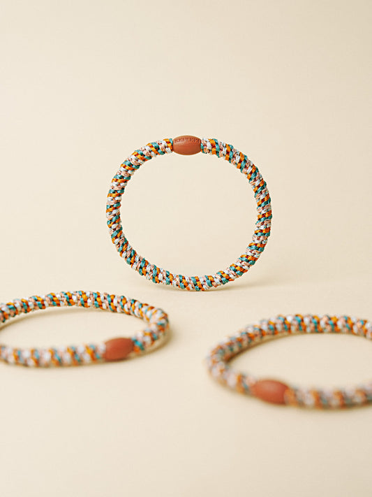 Kknekki Hair Tight, Slim Mix Terracotta Teal Stripe