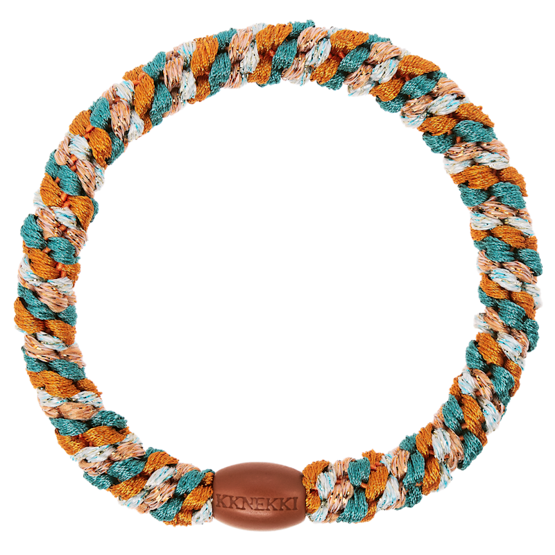 Kknekki Hair Tie, Mix Terracotta Teal