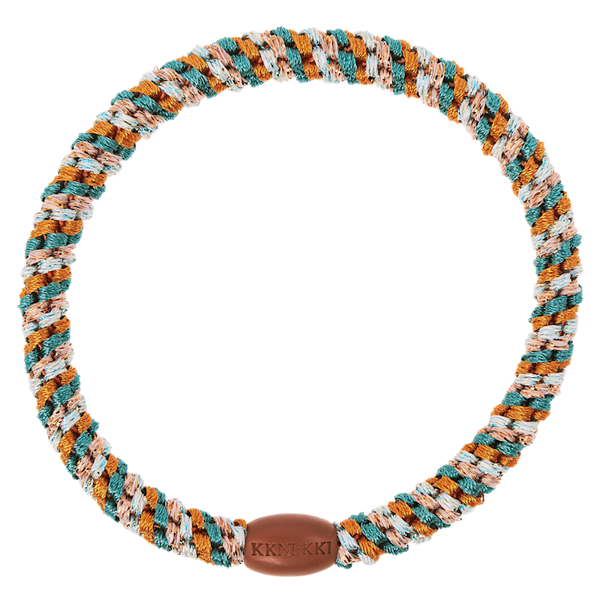 Kknekki Hair Tight, Slim Mix Terracotta Teal Stripe