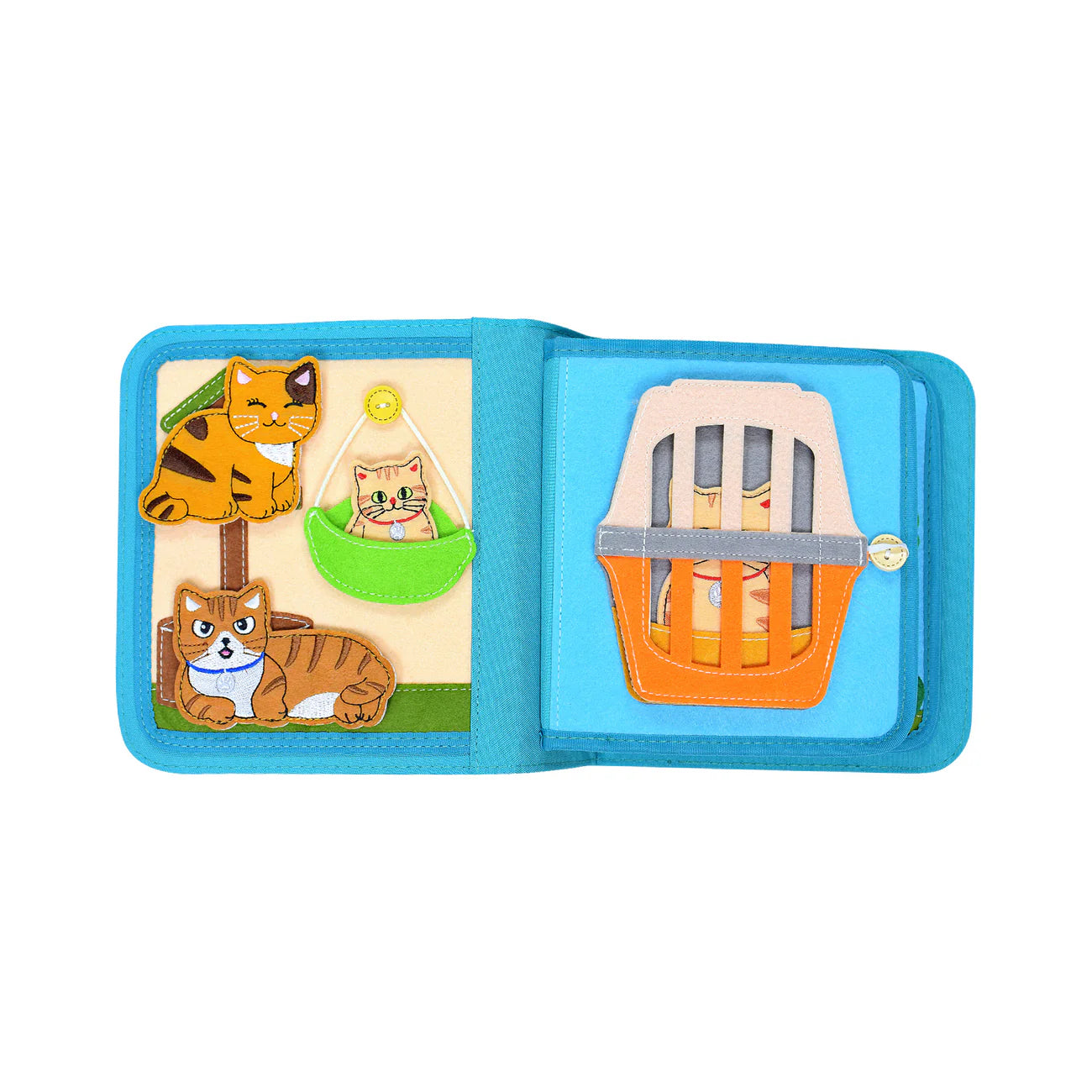 Montessori Buch- & Rucksack-Set, Glückskatze
