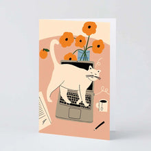 Load image into Gallery viewer, Stop Working, Cat Card
