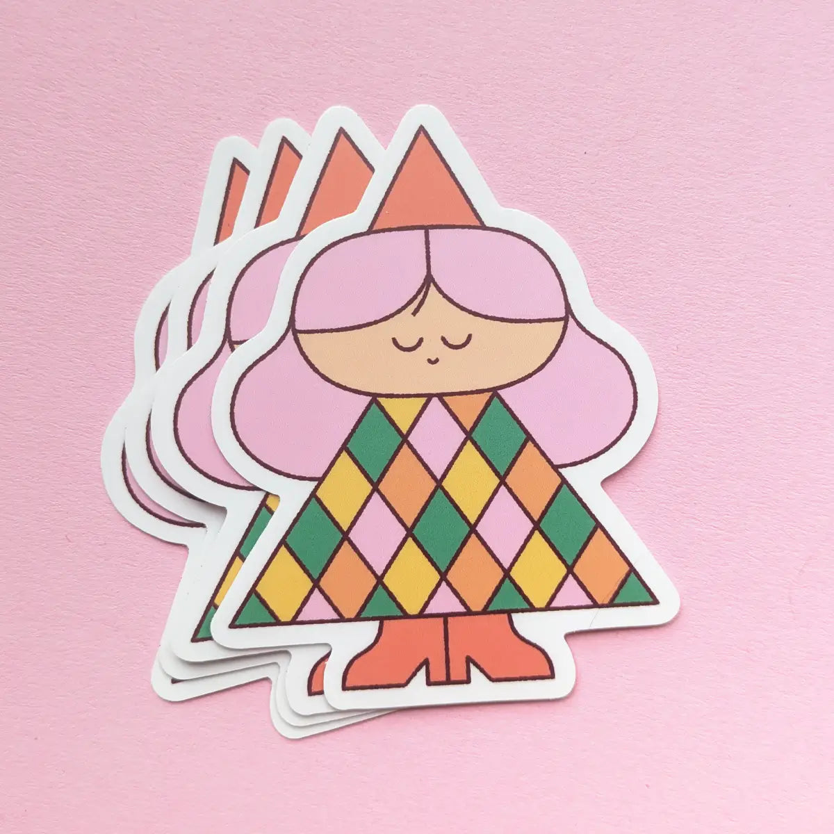 Vinyl Sticker, Festive Friend Sticker