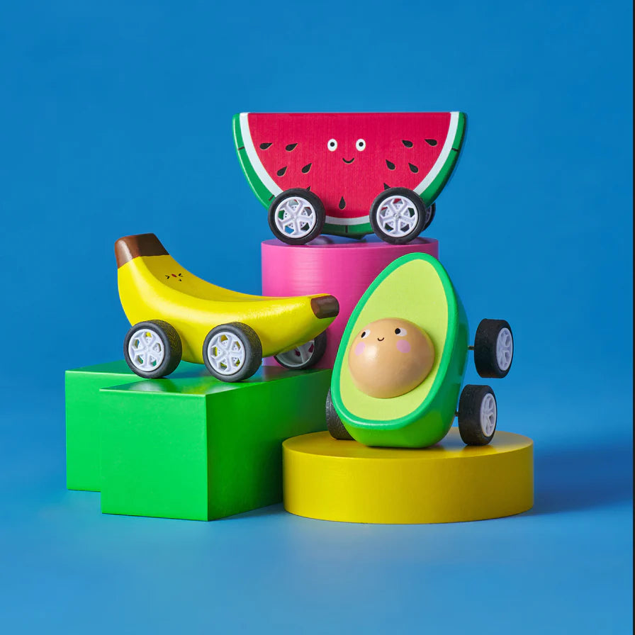Fruit-Fun-Rückziehautos