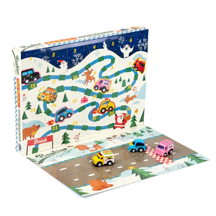Rookies Advent Calendar, Pull Back Cars