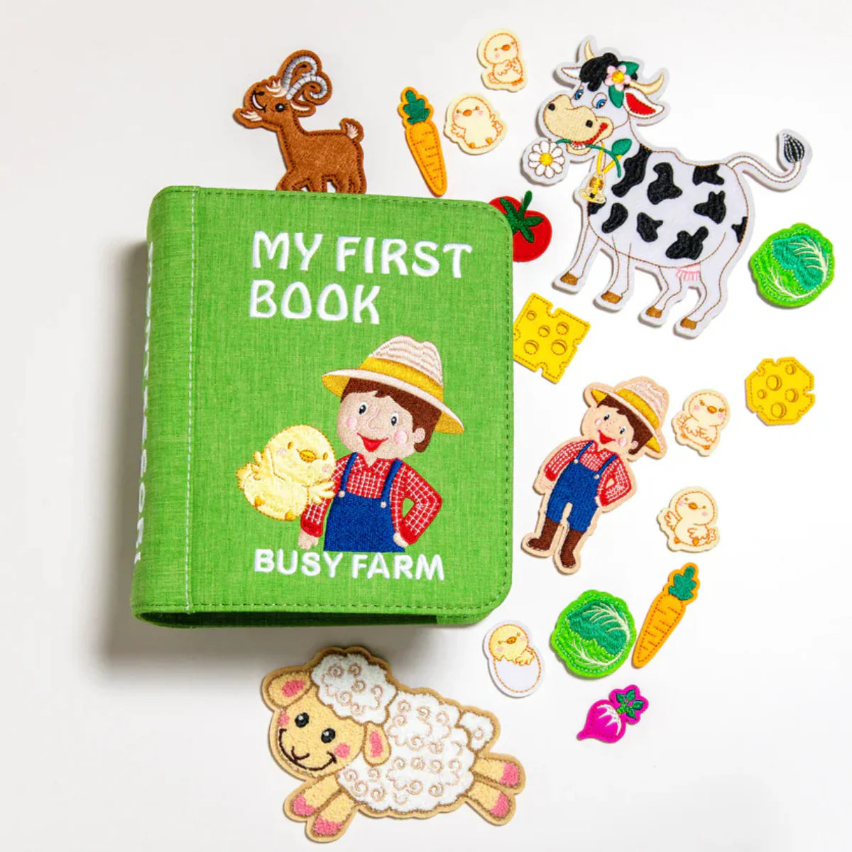 Montessori Buch- & Rucksack-Set, Fleißiger Bauernhof