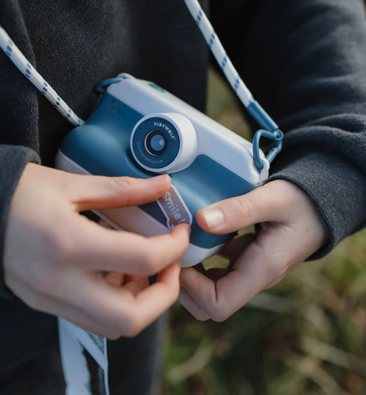Kidywolf K-Print Instant Camera, Blue