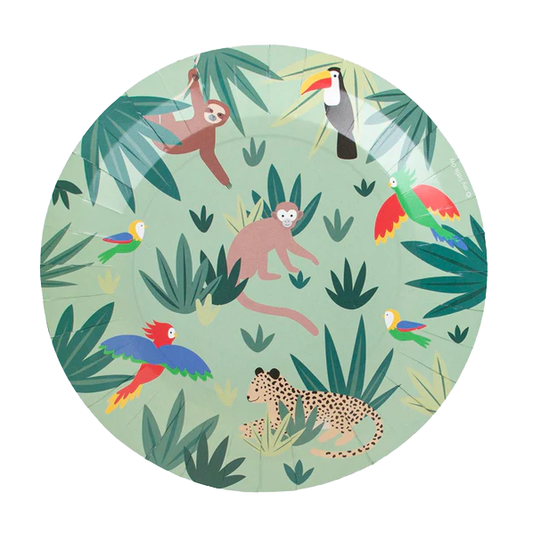 Paper Party Plates, Jungle