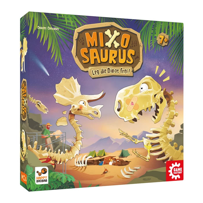 Brettspiel „Mixosaurus“, deutsche Sprache