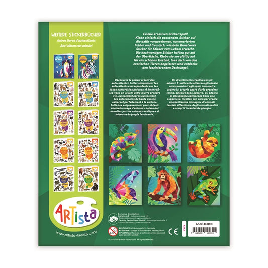 Sticker Painting Book, Jungle