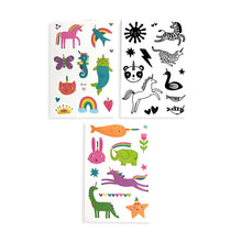 Load image into Gallery viewer, Mini Temporary Tattoos &#39;&#39;Unicorn Party&#39;&#39;
